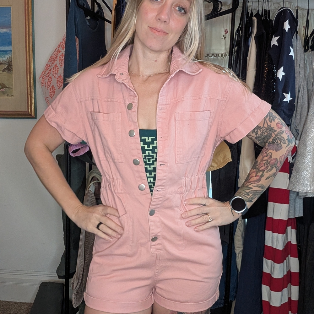 Altar'd State Blush Cotton Top